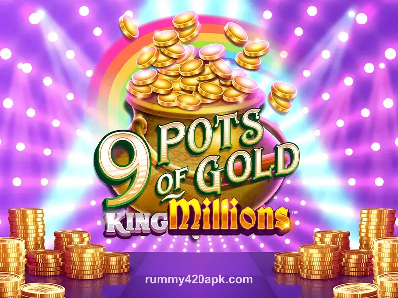 9 Pots of Gold King Millions Game Image